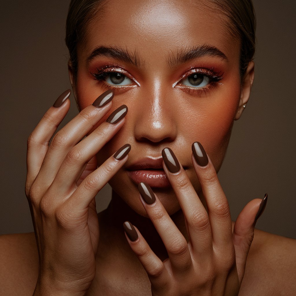 chocolate browns warm and edgy nail paint UN164By9Q263z3eQxr24vA